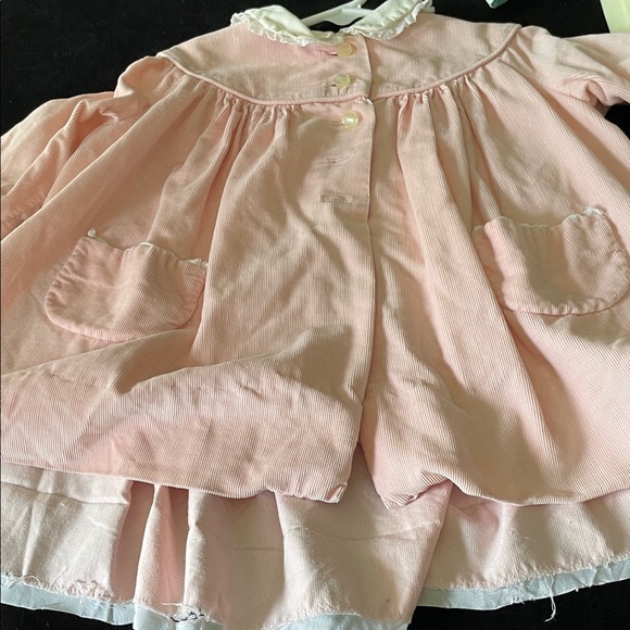 VINTAGE 8 Pieces LITTLE GIRLS OR DOLLS Baby Dresses/Slips/Sun Outfit Length 15” - Picture 5 of 8